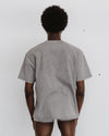 BASERANGE crew neck short sleeve T-shirt France BAS-TOBTE-CO-WI24-XWYH BASALT GREY